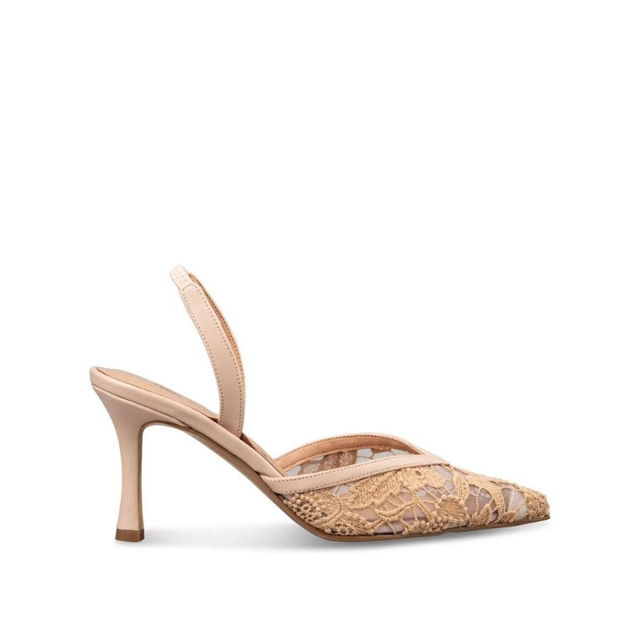Envie Lace Slingback Heels