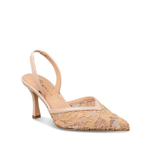 Envie Lace Slingback Heels