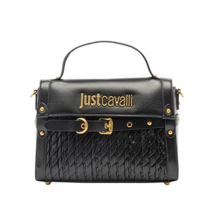 Just Cavalli Woven Detail Top Handle Bag