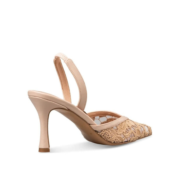 Envie Lace Slingback Heels