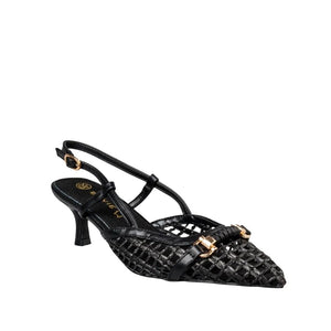 Envie Woven Slingback Heels