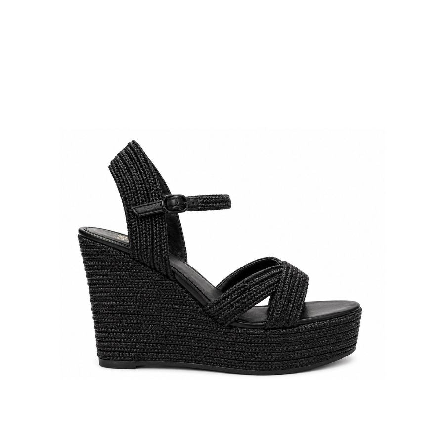 Exe Woven Wedge Sandals