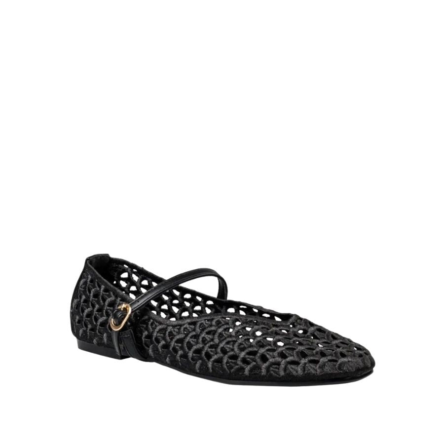 Envie Woven Mary Jane Flats