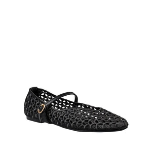 Envie Woven Mary Jane Flats