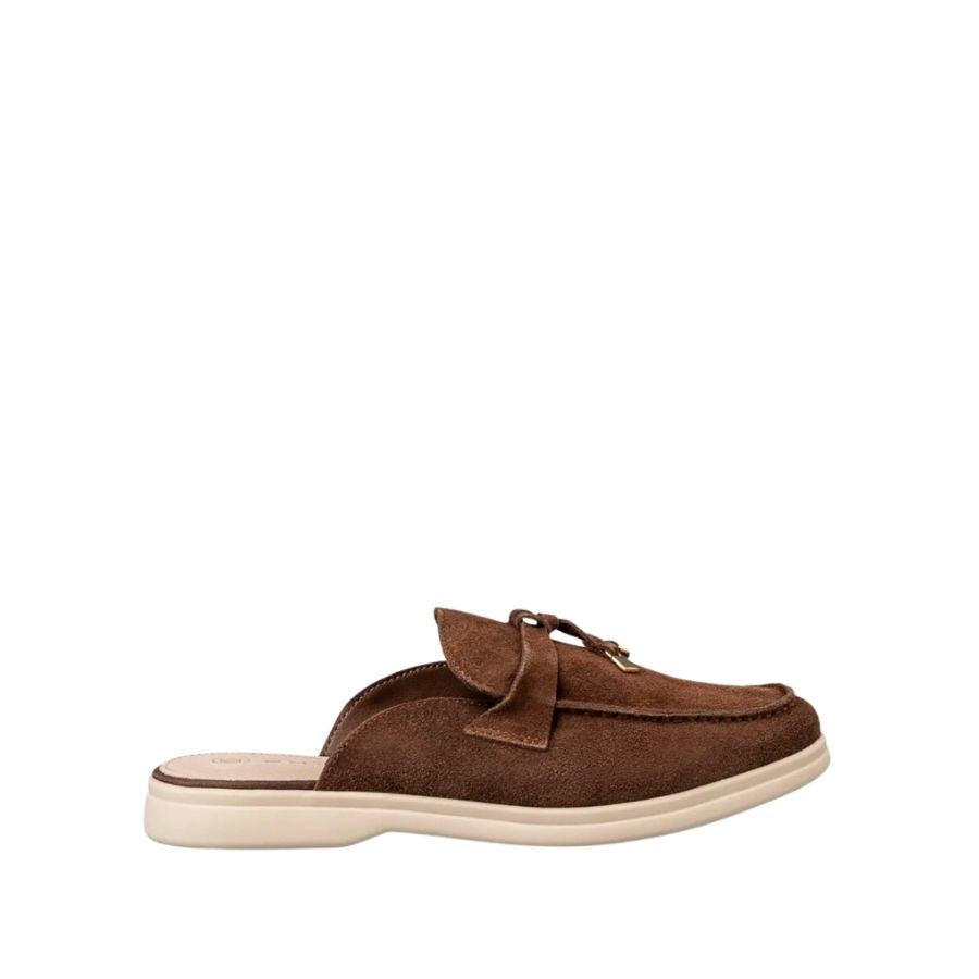 Envie Suede Mule Loafers