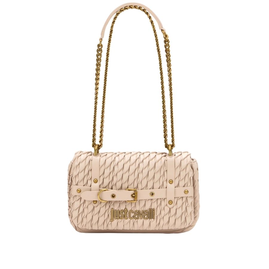Just Cavalli Woven Chain Bag