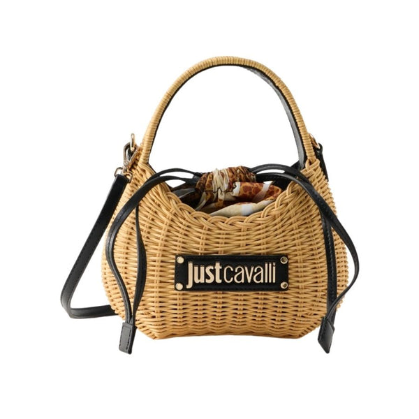 Just Cavalli Straw Mini Bag