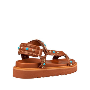 Envie Embellished Strap Platform Sandals