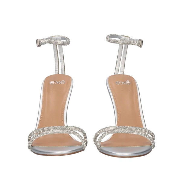 Exe Rhinestone High-Heel Sandals