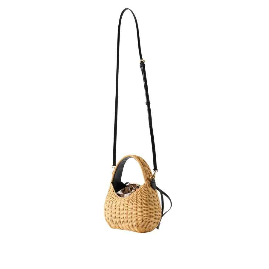 Just Cavalli Straw Mini Bag