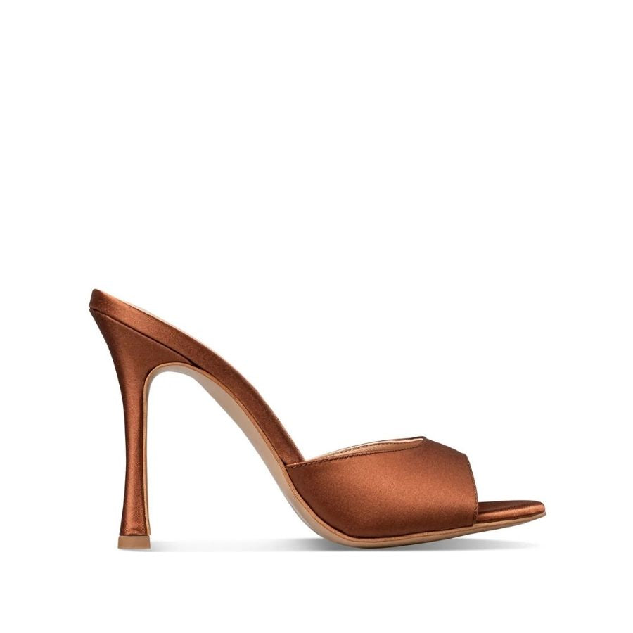 Envie Satin Mule Heels