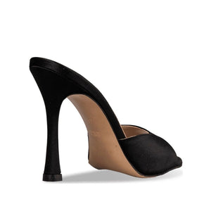 Envie Satin Mule Heels