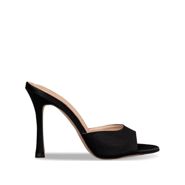 Envie Satin Mule Heels