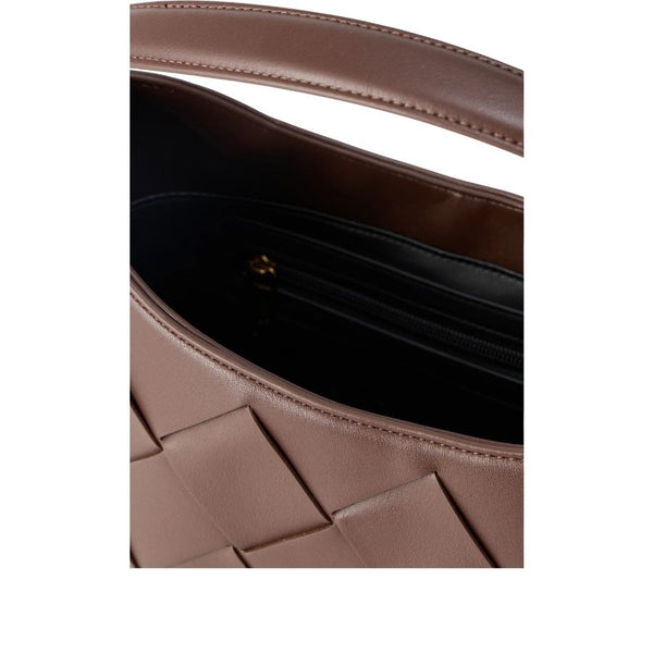 Just Cavalli Woven Snake Buckle Bag