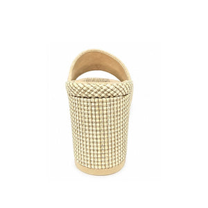 Exe Woven Block Heel Mules