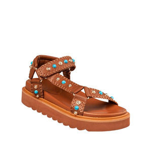 Envie Embellished Strap Platform Sandals