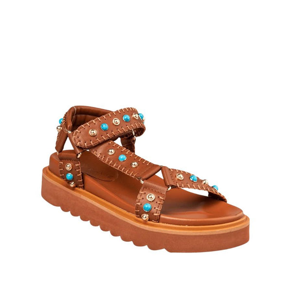 Envie Embellished Strap Platform Sandals