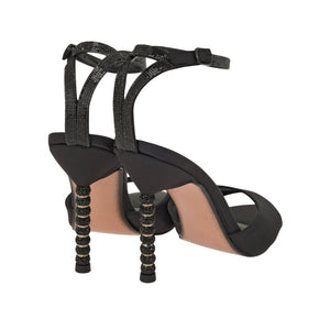 Exe Rhinestone Heel Sandals