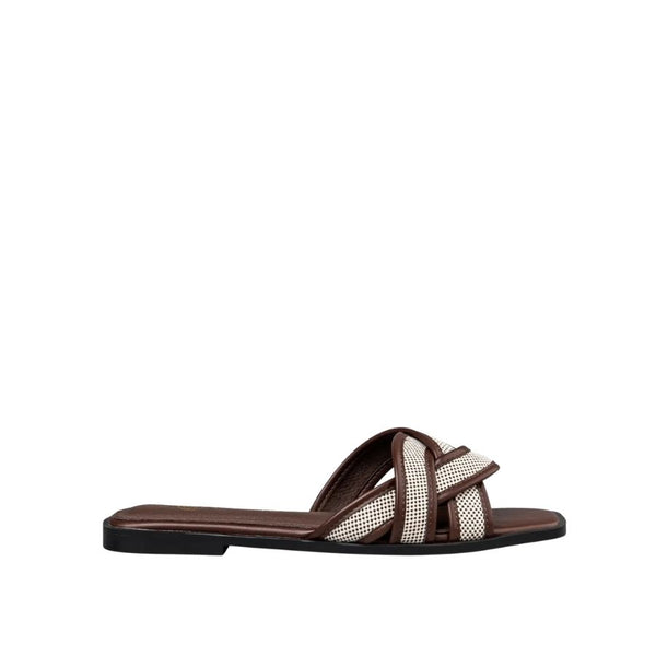 Envie Cross Strap Slide Sandals
