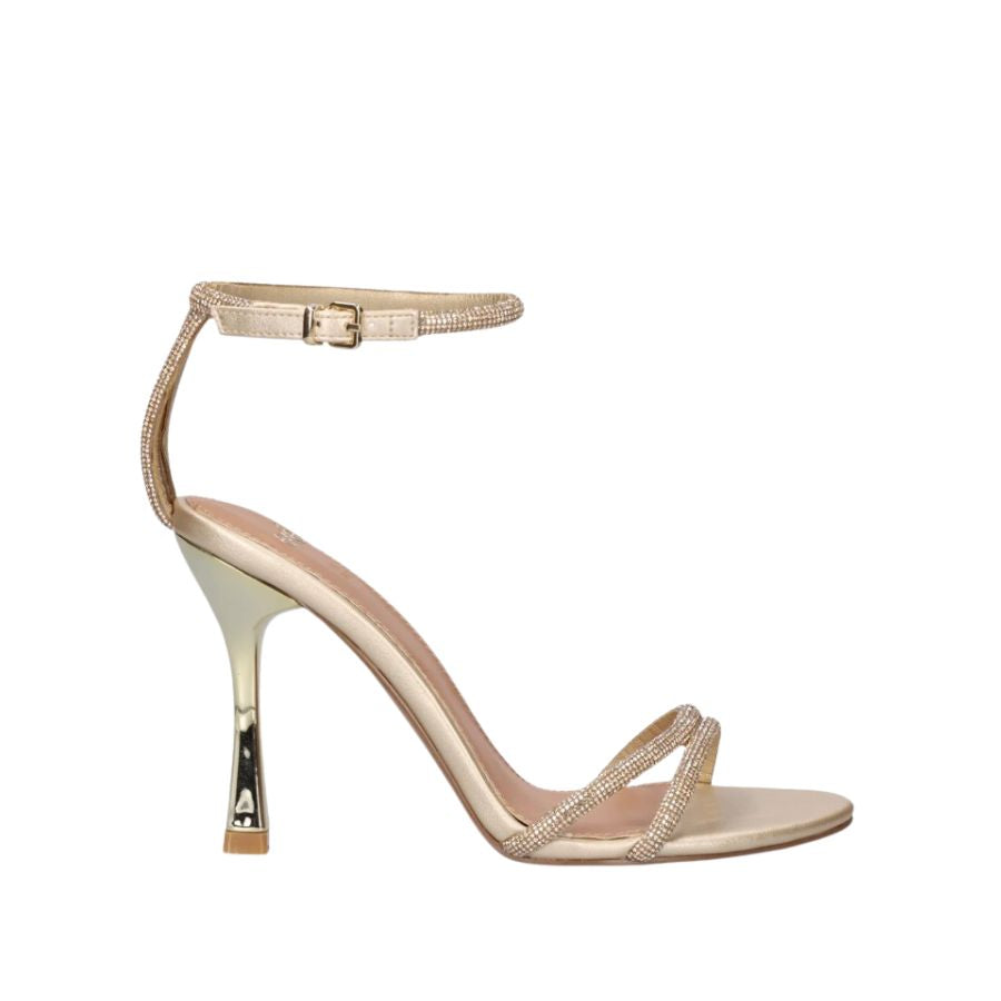 Exe Rhinestone High-Heel Sandals