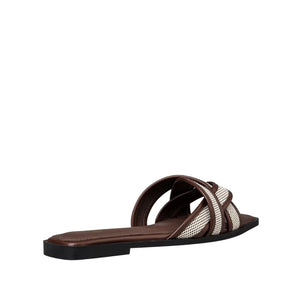 Envie Cross Strap Slide Sandals