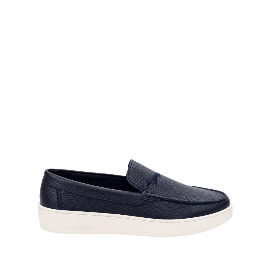 Harmont & Blaine Leather Slip-On Loafers