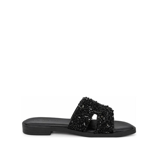Envie Embellished Slide Sandals