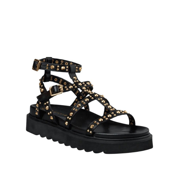 Envie Studded Strap Platform Sandals