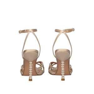 Exe Rhinestone High-Heel Sandals