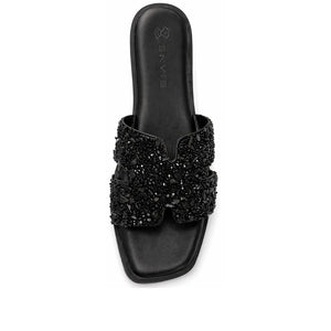 Envie Embellished Slide Sandals
