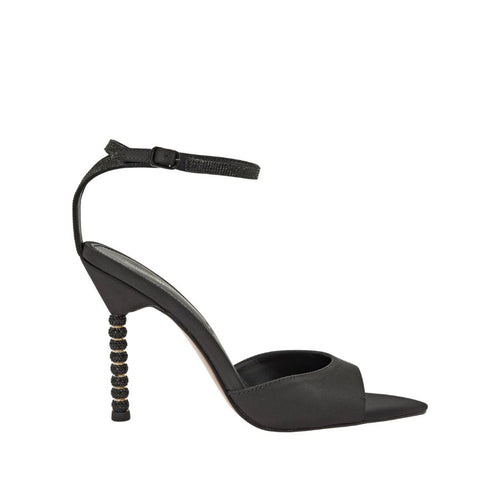 Exe Rhinestone Heel Sandals