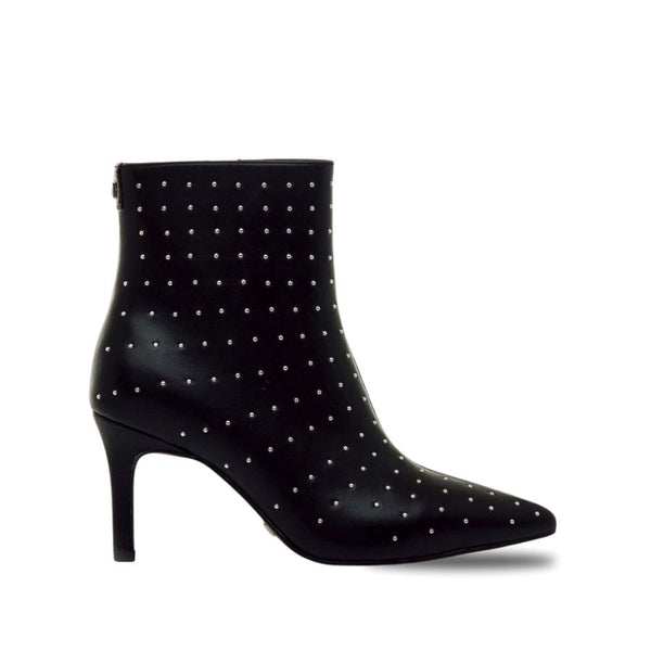 Mariamare Studded Pointed-Toe Ankle Boots - Black