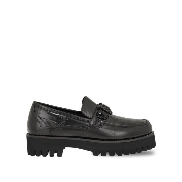 Exe Chunky Loafers With Jewel Detail - Black