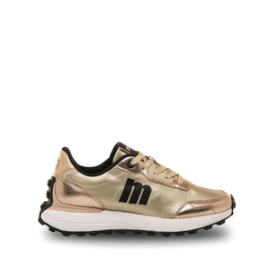 MTNG metallic chunky sneakers – gold
