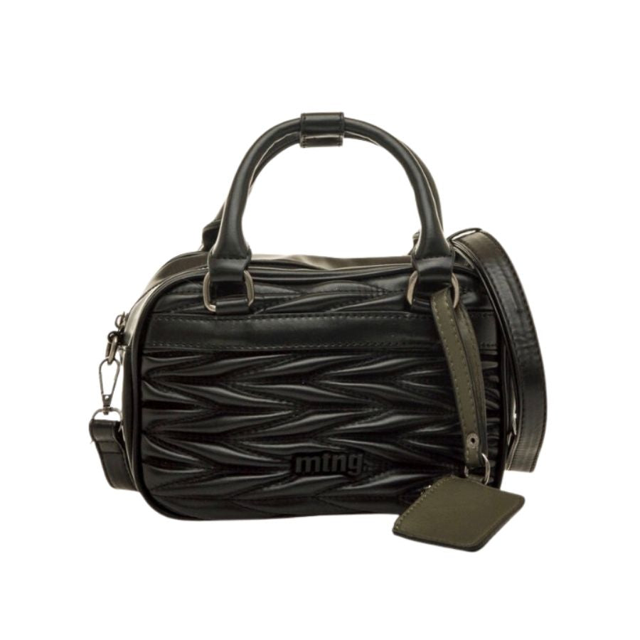MTNG Quilted Barrel Handbag