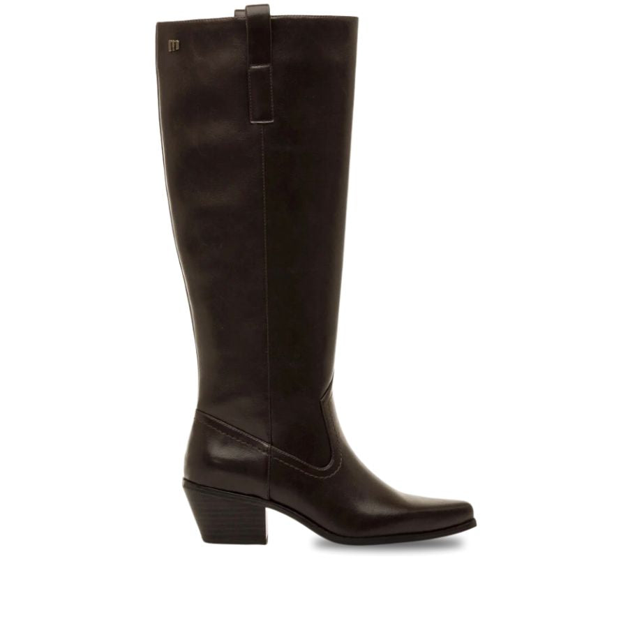 MTNG Western Leather Knee-High - Brown