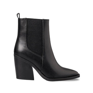 Envie mid-heel pointed pump - black