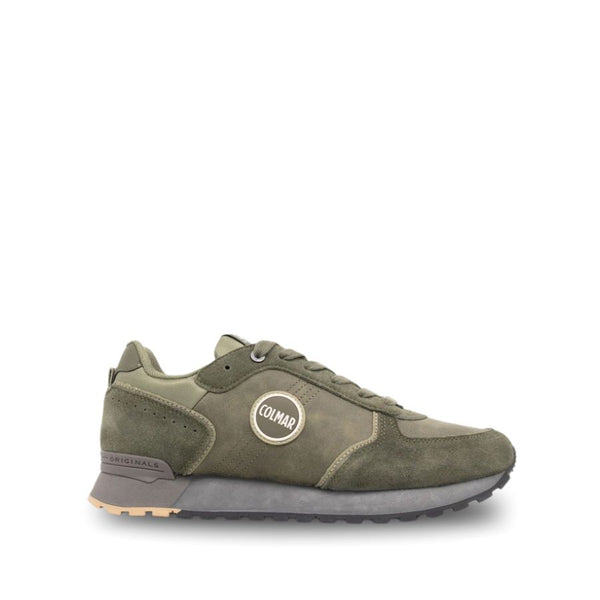 Colmar Suede Sneakers - Military Green | Warm Grey
