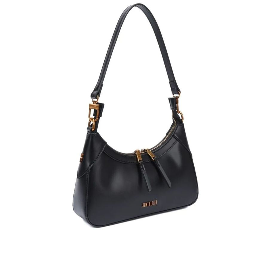 Santa Lolla Shoulder Bag with Gold Hardware