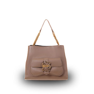 Just Cavalli Snake-Plaque Tote Bag