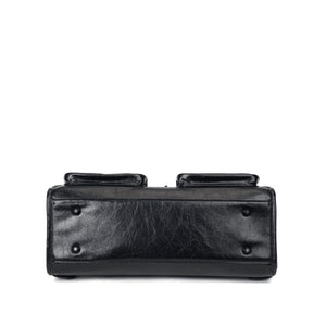 Santa Lolla Rustic-Texture Shoulder Bag