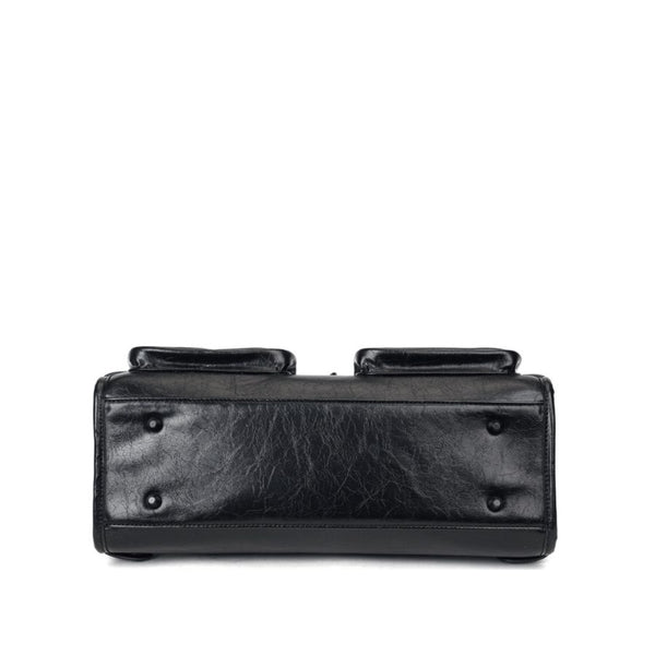 Santa Lolla Rustic-Texture Shoulder Bag