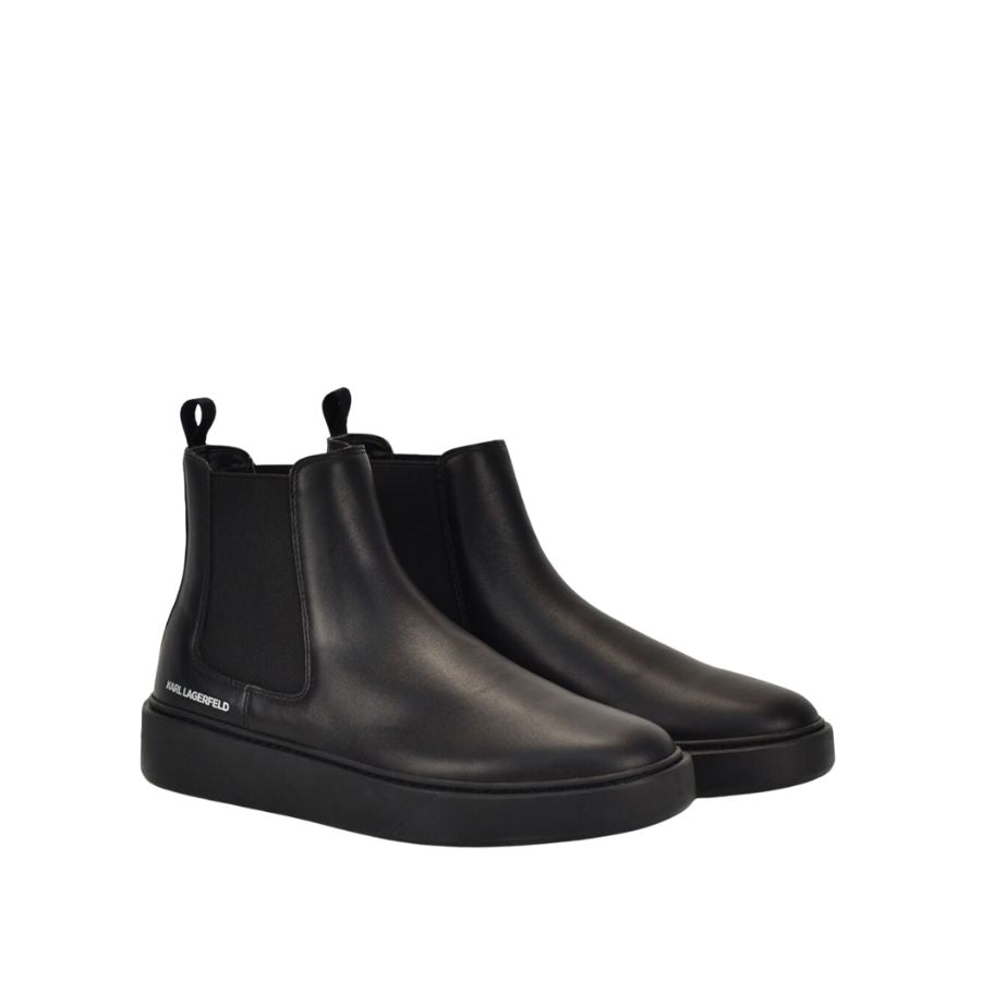 Karl Lagergeld Leather Mid Boots