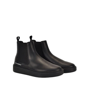 Karl Lagergeld Leather Mid Boots