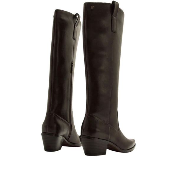 MTNG Western Leather Knee-High - Brown