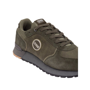Colmar Suede Sneakers - Military Green | Warm Grey