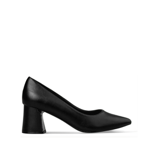 Envie Leather Block Heels