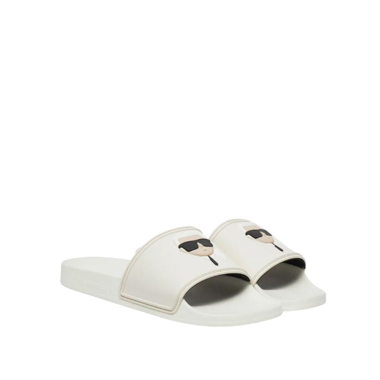 Karl Lagerfeld Iconic Slides Women - White