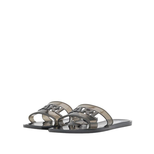 Karl Lagerfeld Jelly Cut-Out Slides Women - Black
