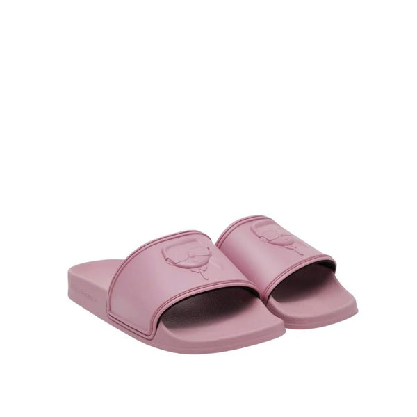 Karl Lagerfeld Icon Slides Women - Mauve Pink